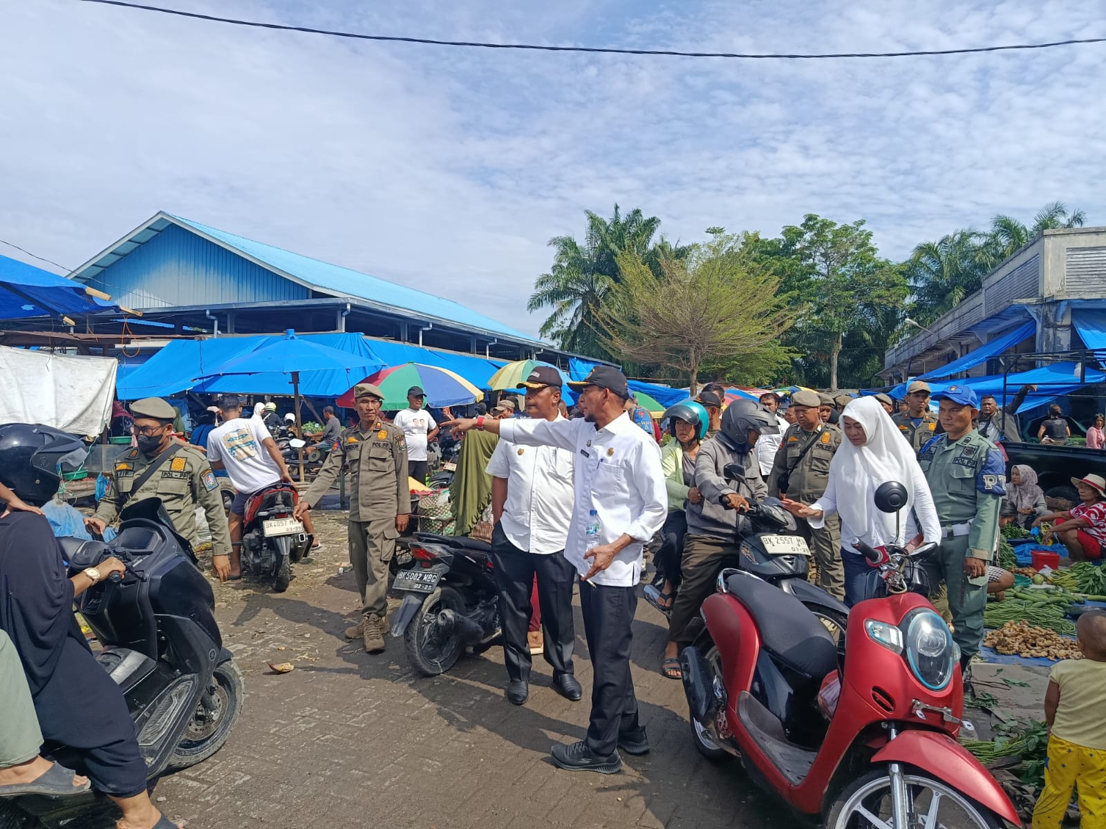 Disperindag Deli Serdang Tertibkan PKL di Pasar Bakaran Batu Lubuk Pakam