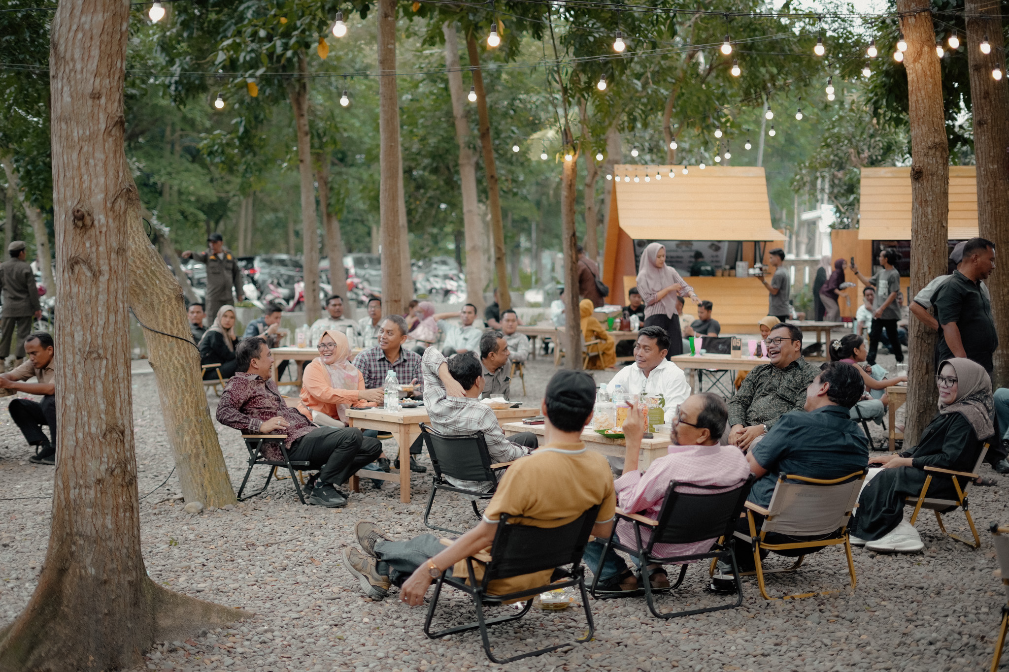 Bupati Resmikan Pusat Kuliner Hutan Kota di Lubuk Pakam